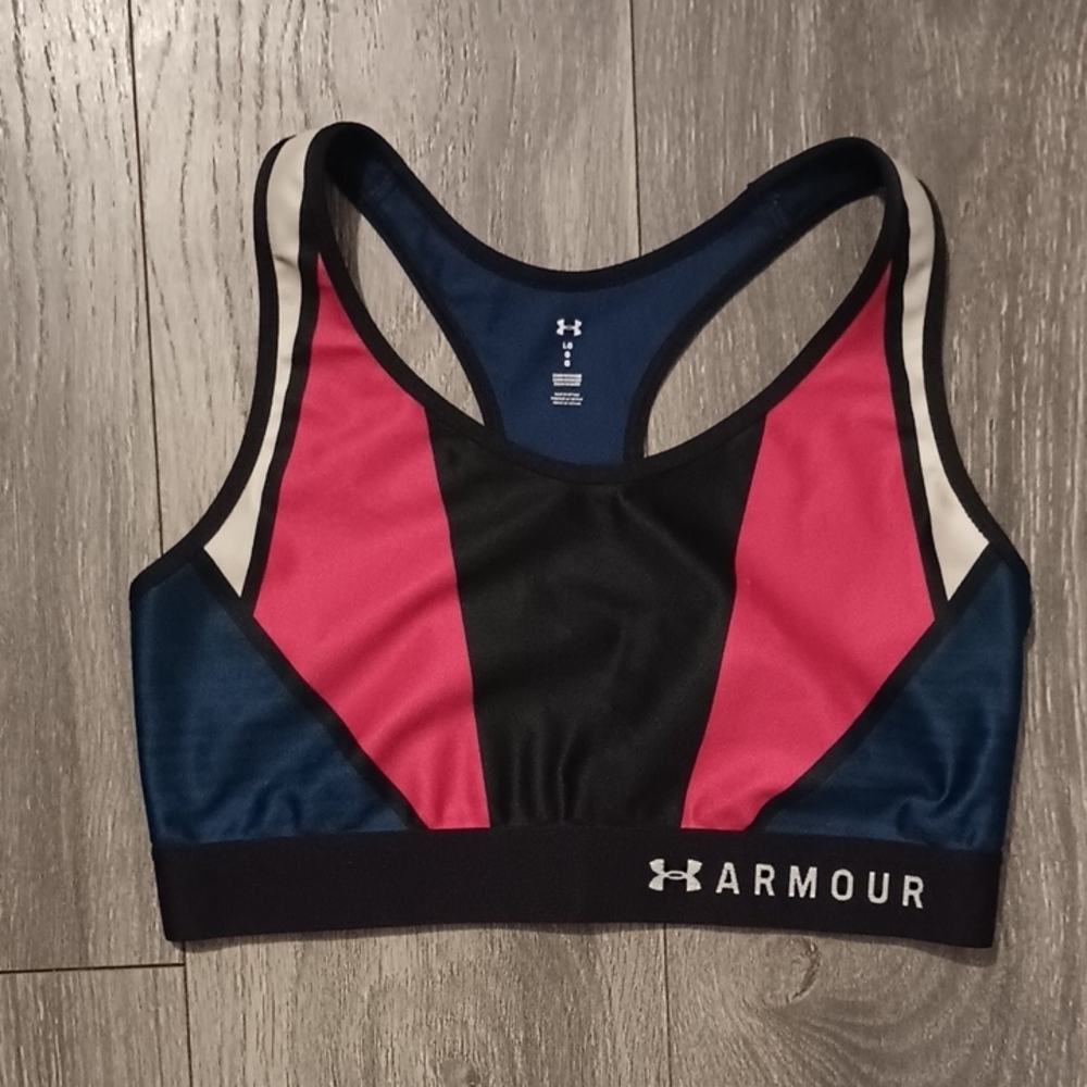 Under Armour Women's Red, White And Blue USA Sports Bra